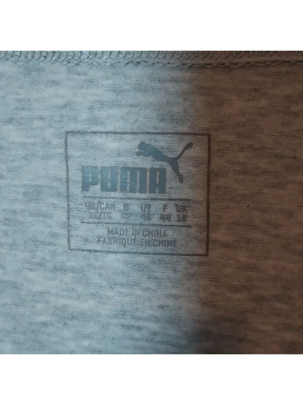Puma Light Gray Open-Front Twist-Hem Draped Cardigan Sz XL